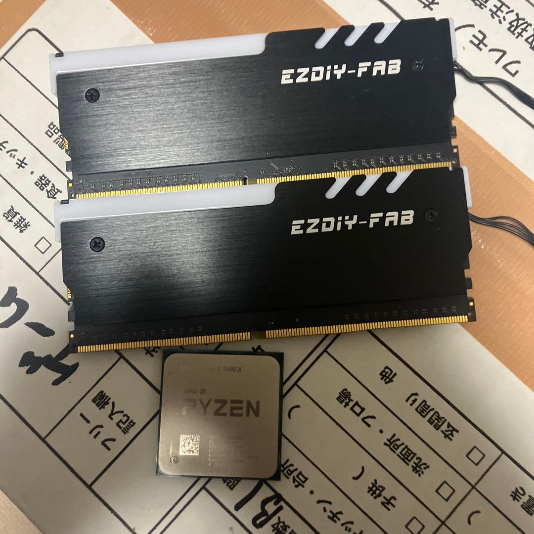 ryzen5 5600x ddr4 3200 16gb 8gb 2枚