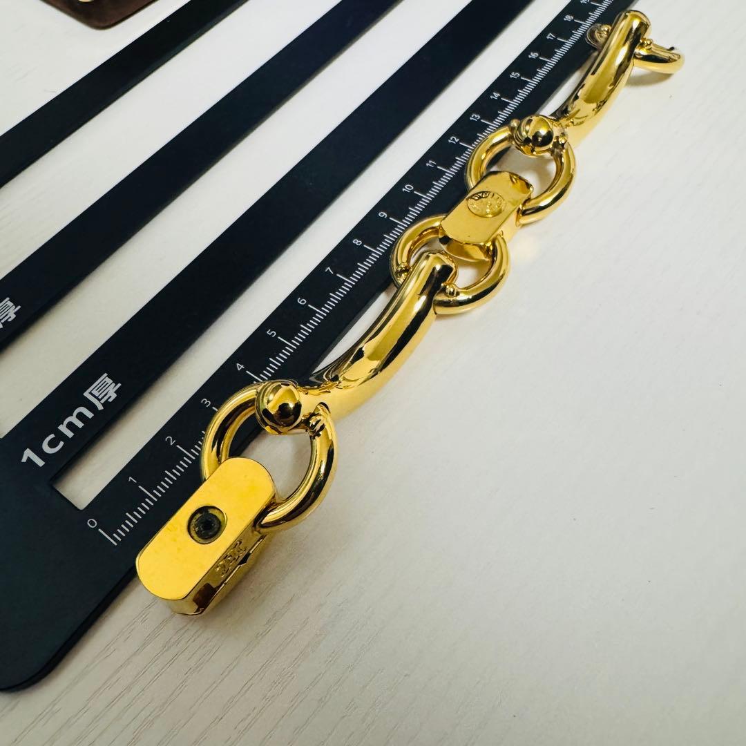 【ケース付き】CELINE セリーヌ　ブレスレット　ゴールド　バングル　ブラス