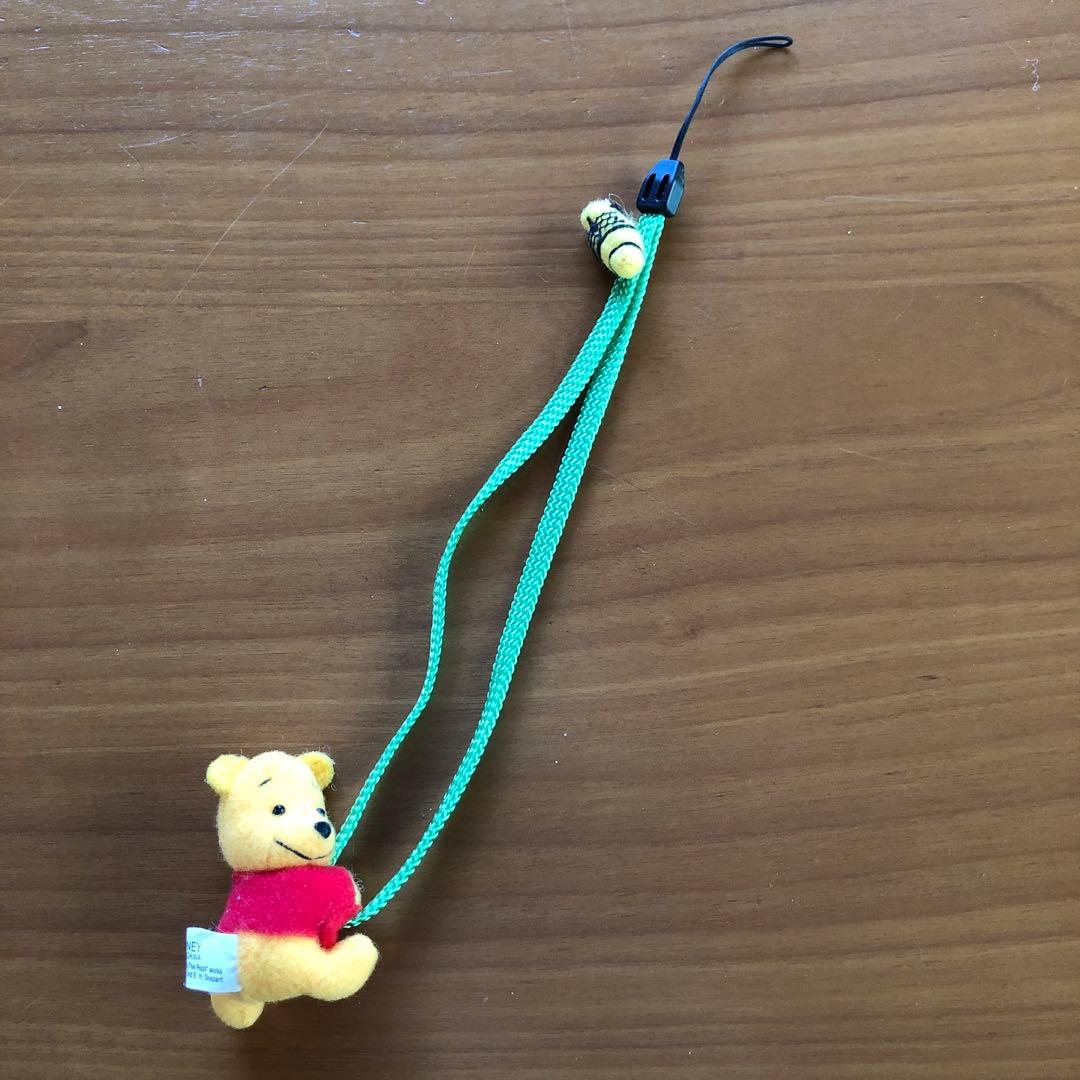 ストラップ　くまのプーさん（アニマル着ぐるみなど）【６個セット】