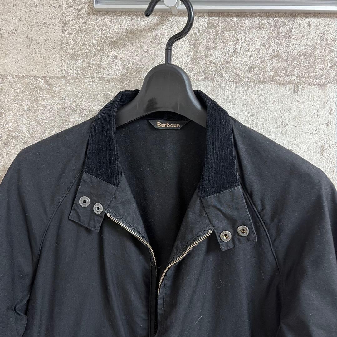 美品　Barbour ブラック ジャケット S
