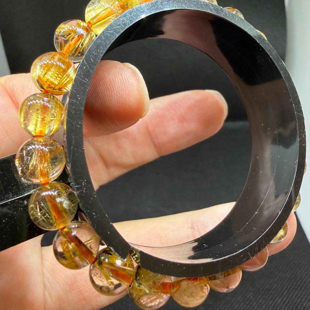 ■ハイクオリティ ゴールド タイチン ルチル クォーツ 102■