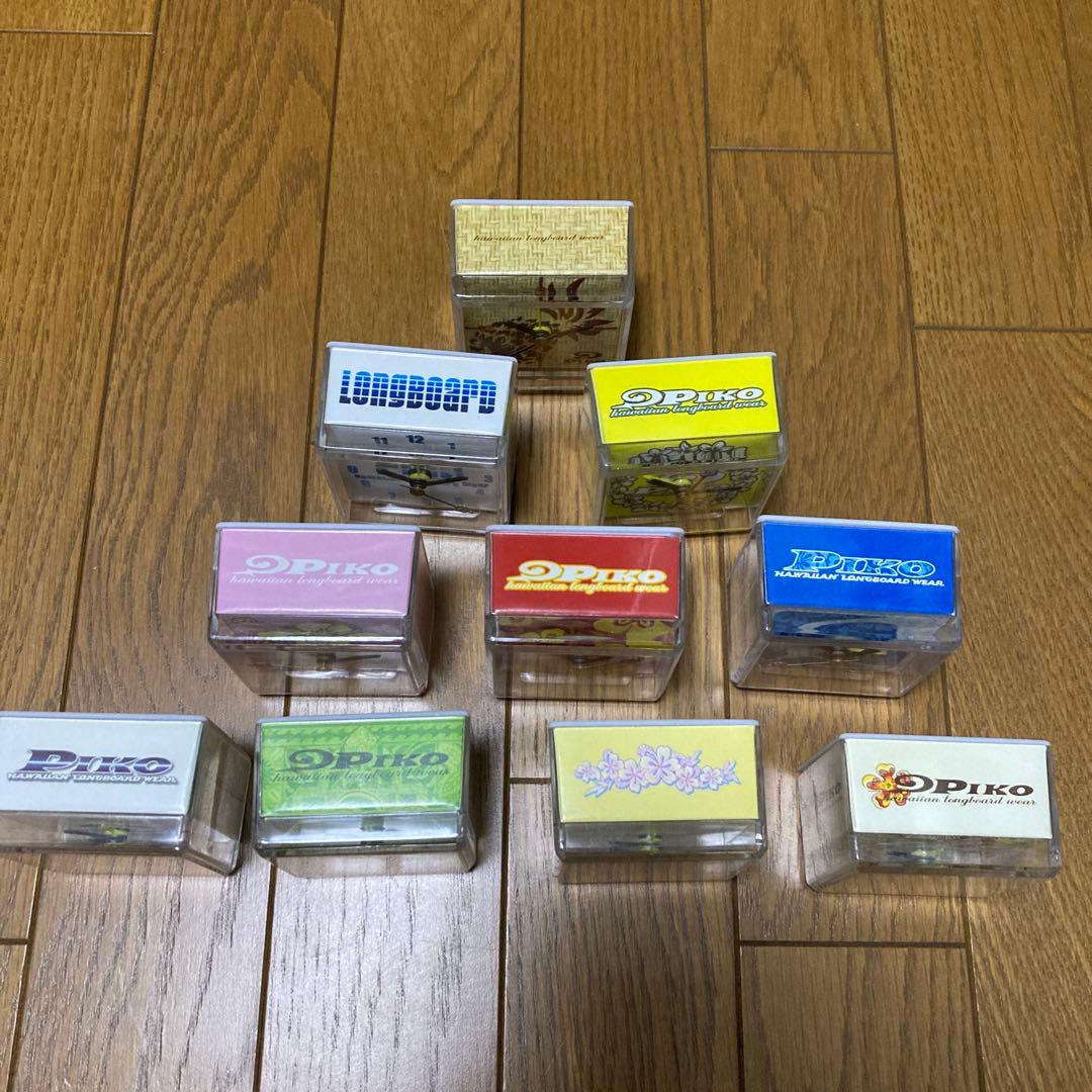 piko ピコー　ハイビスカス 花柄 置時計 10個セット　非売品