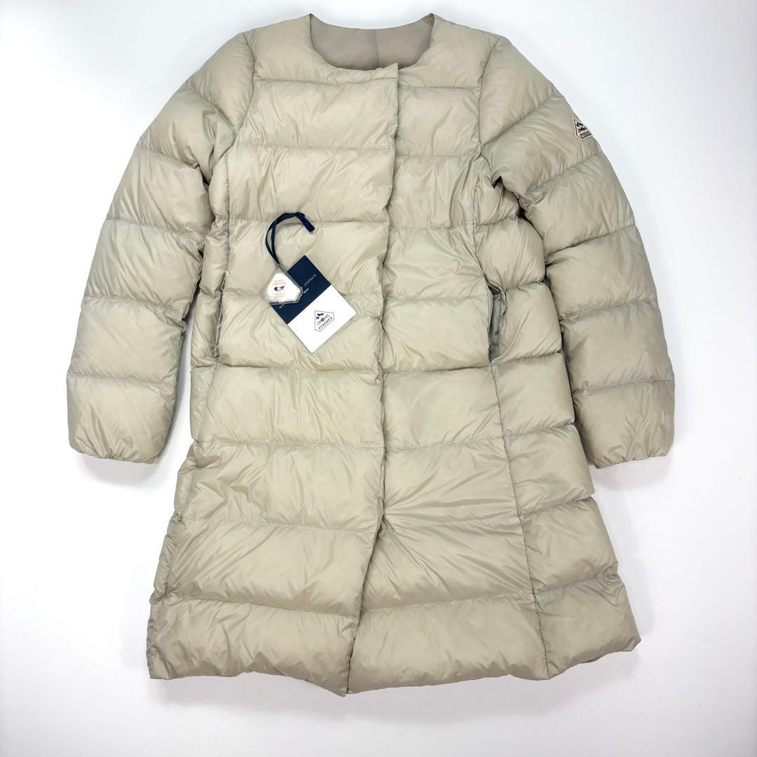 未使用級✨ ピレネックス マラデータ ノーカラー 軽量 ダウンコート