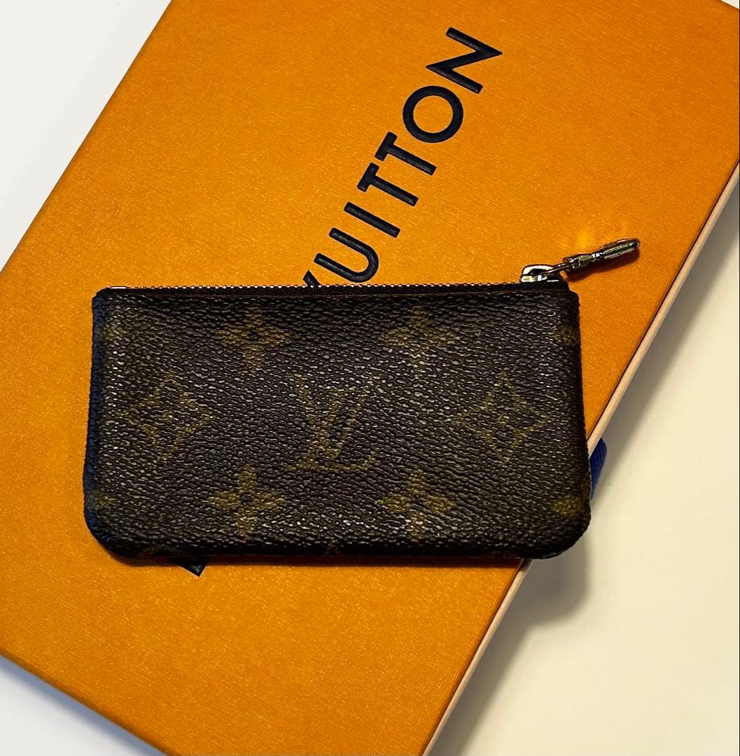 【LOUIS VUITTON】美品☆ポシェットクレ　モノグラム　ケース