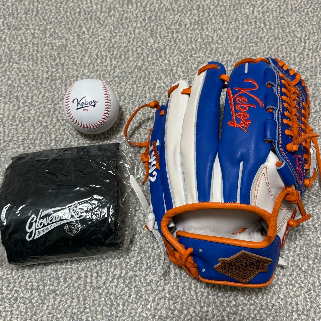 KEBOZ GLOVEWORKS コラボ グローブ　軟式用