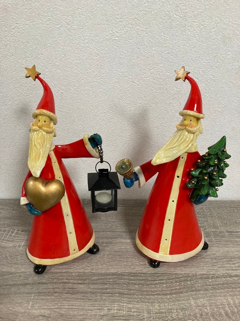 ☆ サンタ サンタクロース 置物 クリスマス オブジェ 飾り インテリア 陶器☆