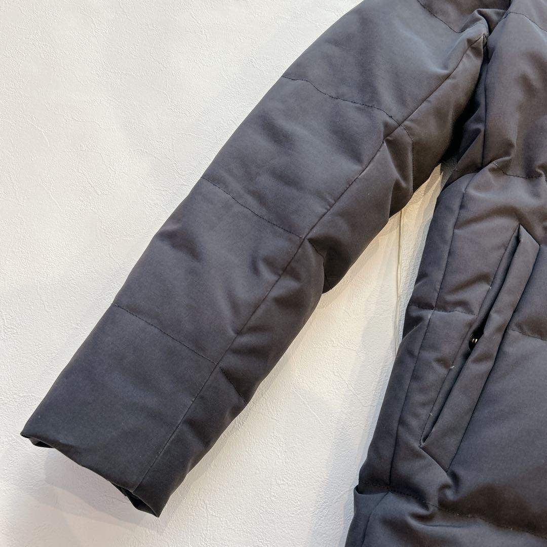 美品✨ダントン ダウンコート ロング ラクーンファー ワッペン 2WAY グレー