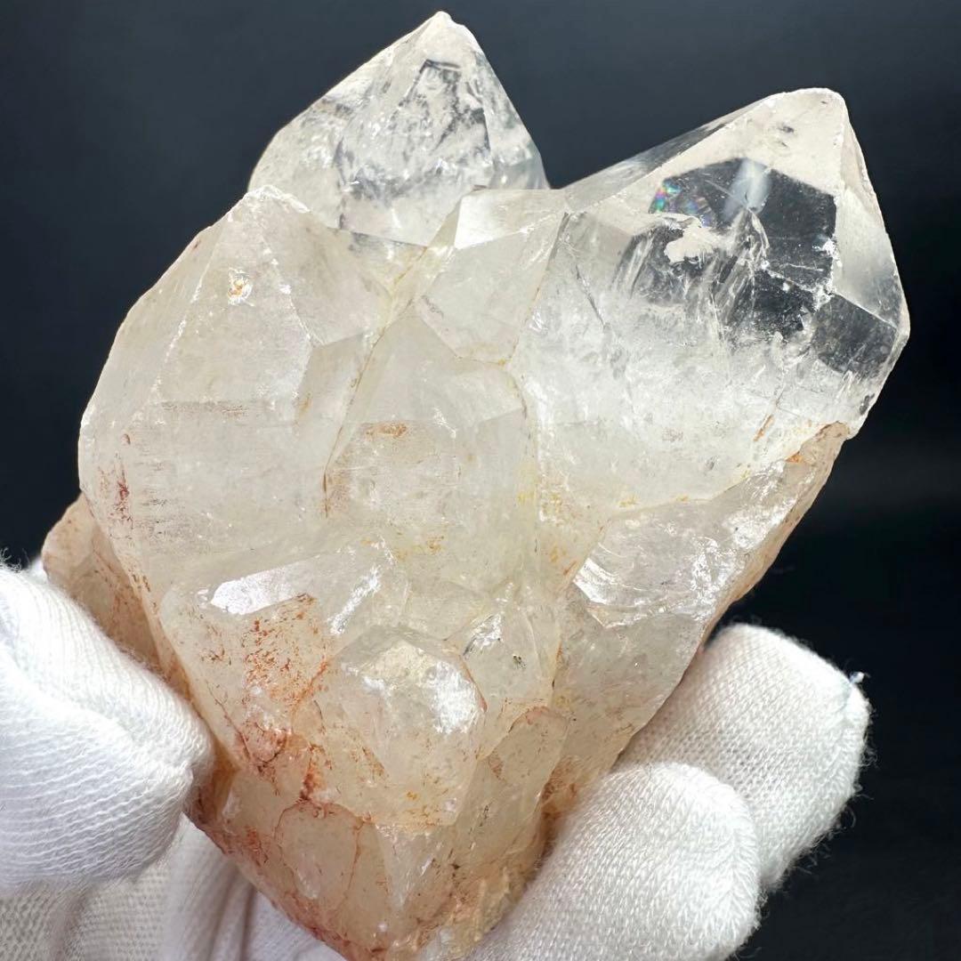 パワーストーン ❗️レインボー ヒマラヤ 水晶クラスター天然石 原石 置物A903