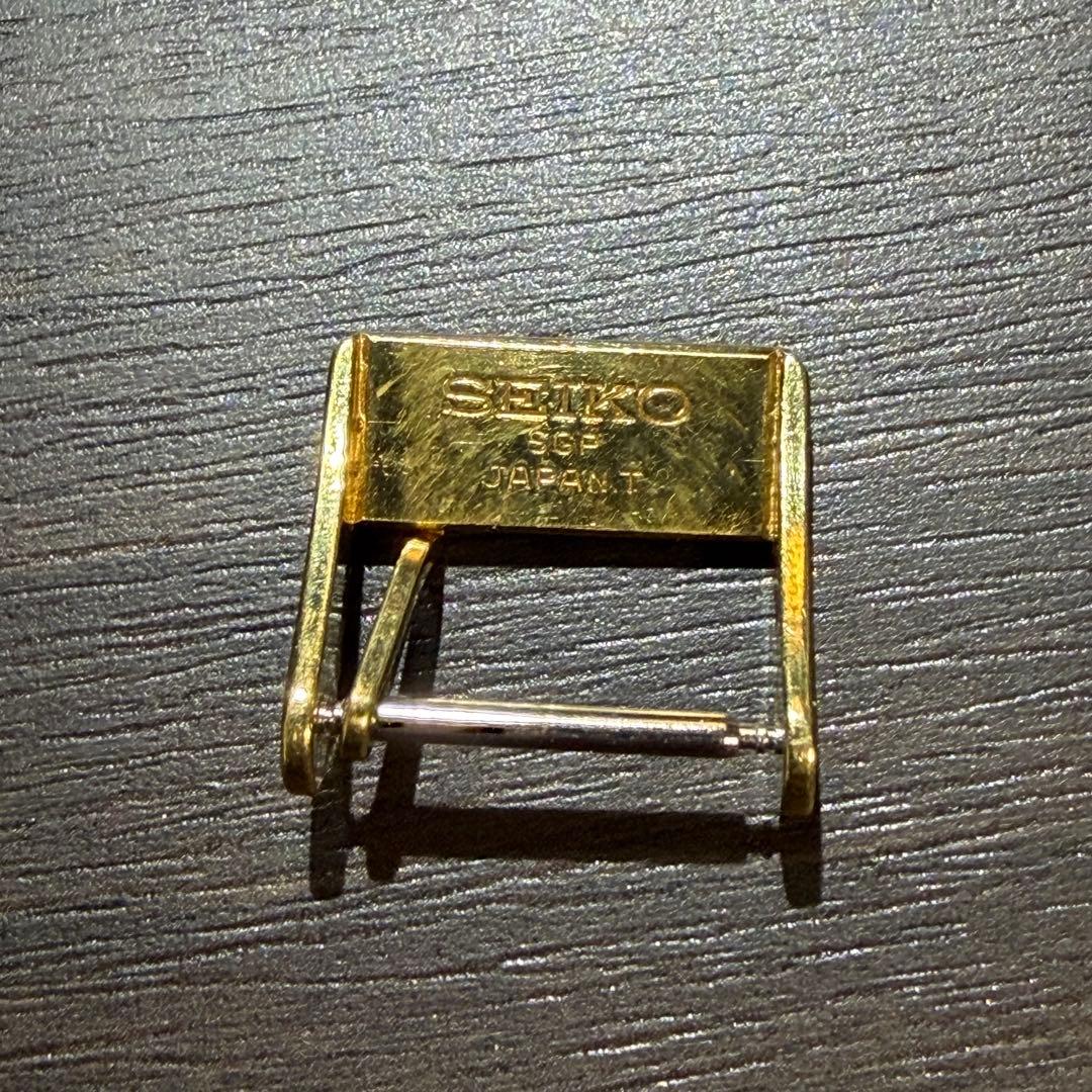 管番186セイコー金色 尾錠 SEIKO 尾錠 GOLD SGP 15mmミリ