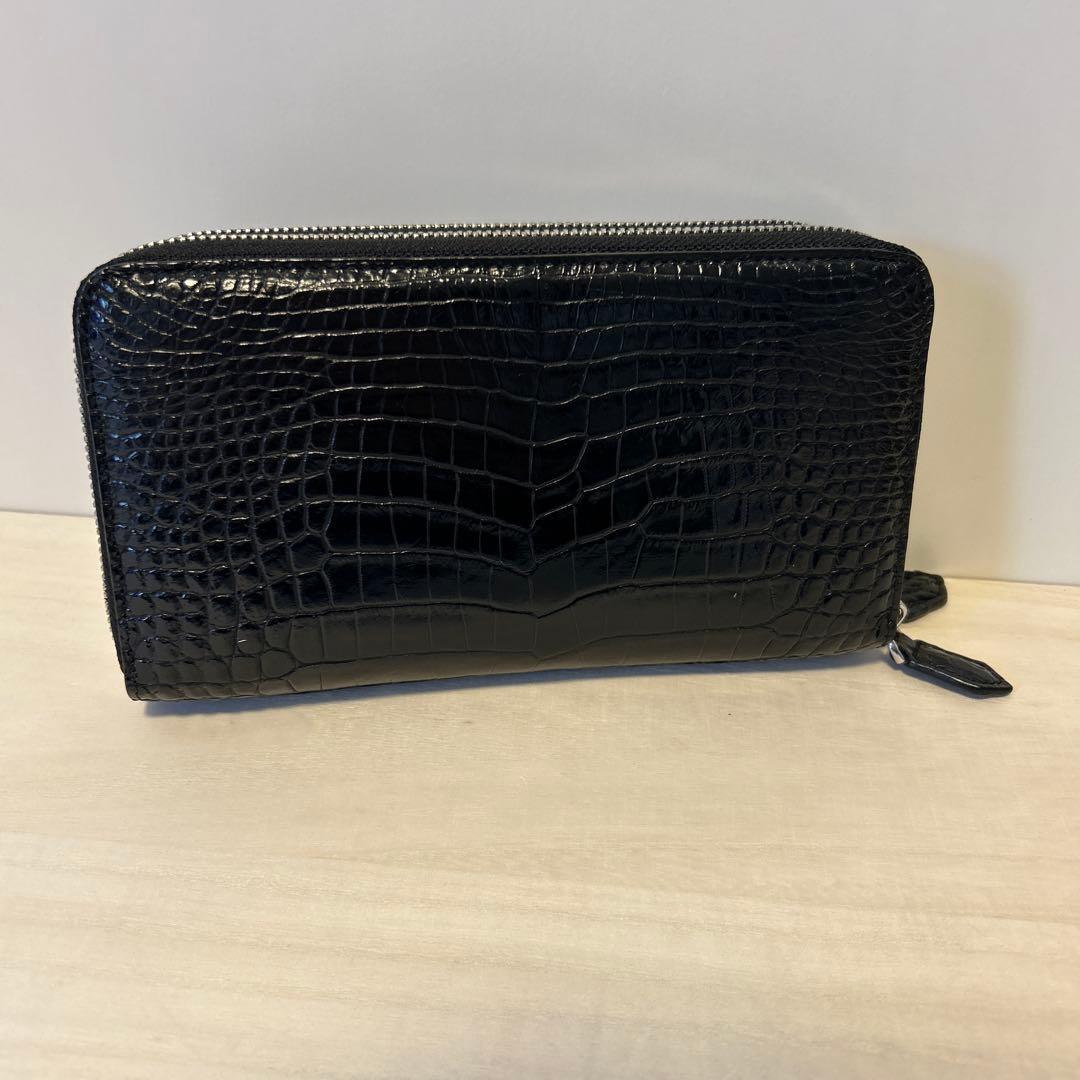 クロコダイル 長財布 （ダブルジップ）