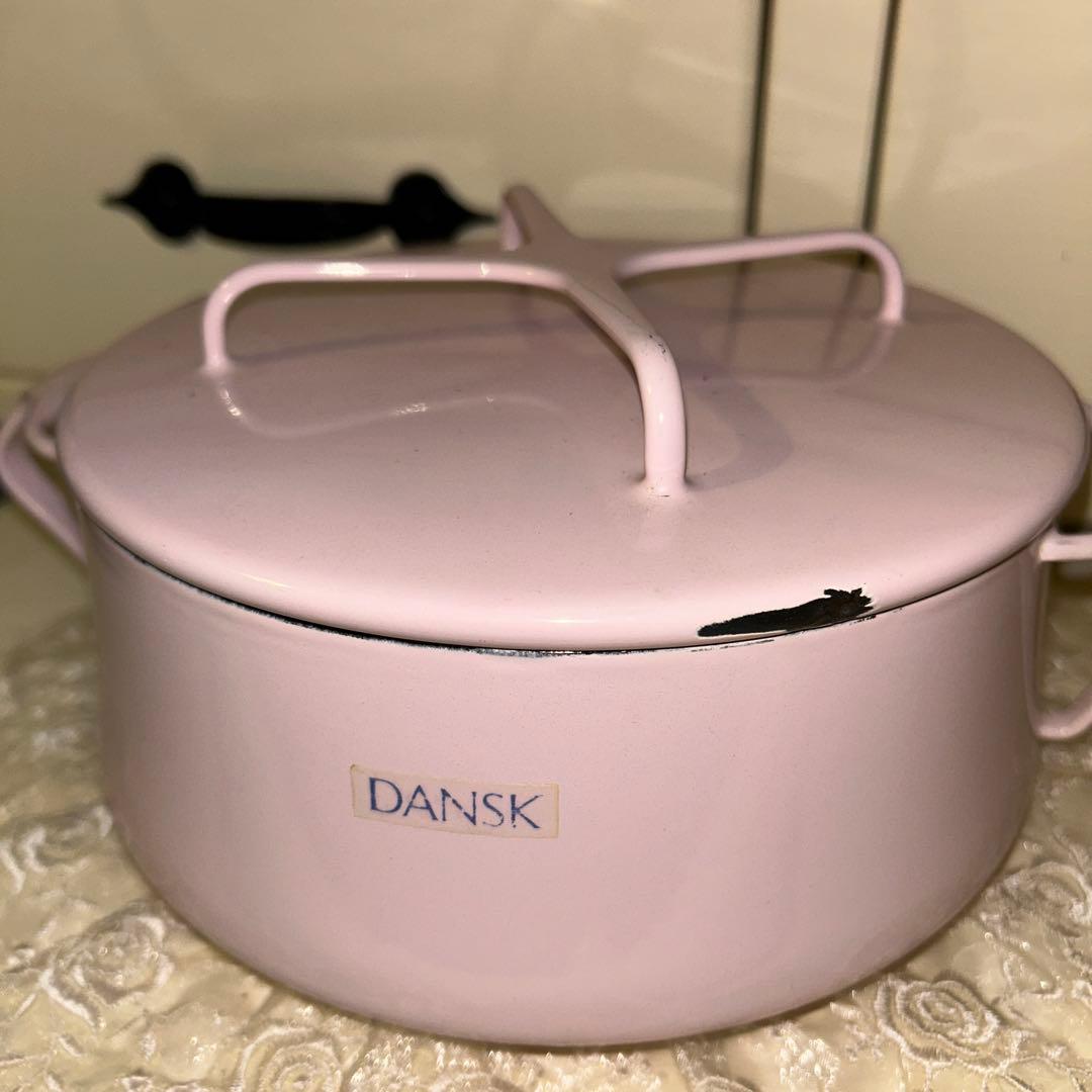 DANSK ピンク 両手鍋