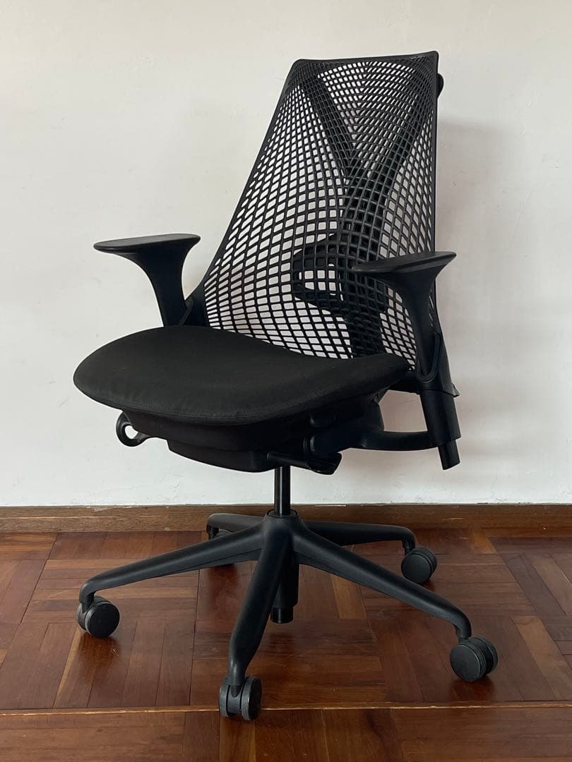 ハーマンミラー セイルチェア ブラック ランバーサポート