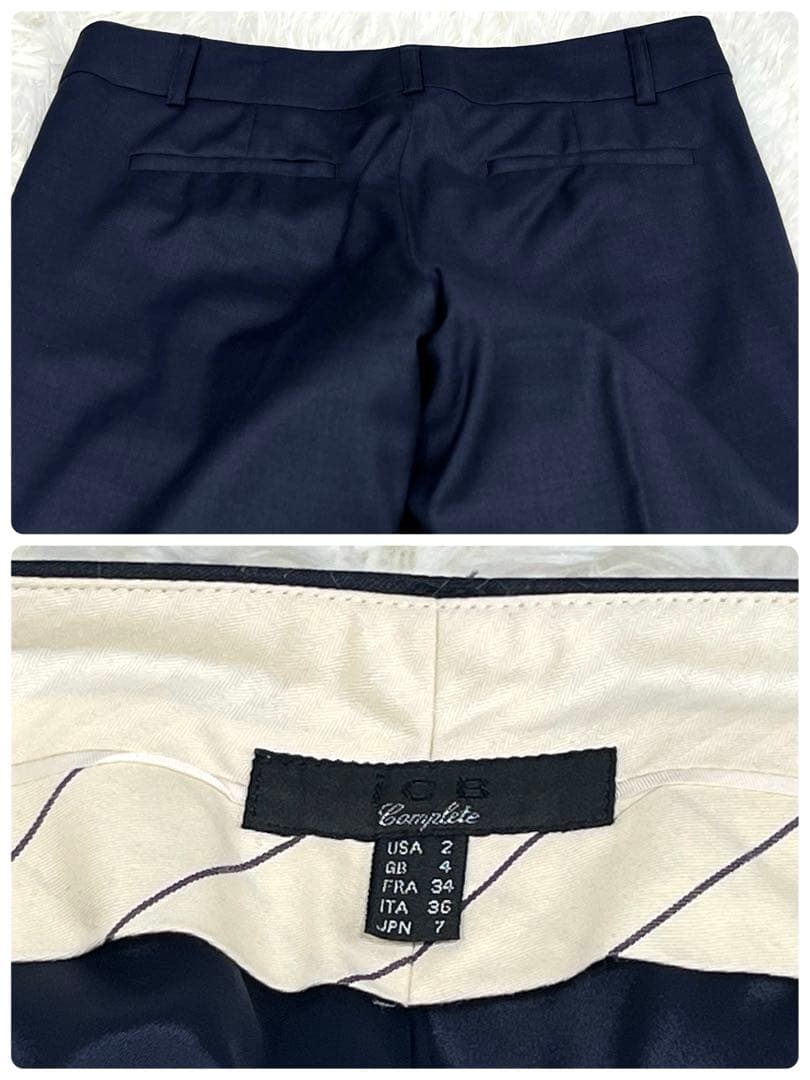 『美品』iCB コンプリート セットアップスーツ 7 高級ラインロロピアーナ濃紺