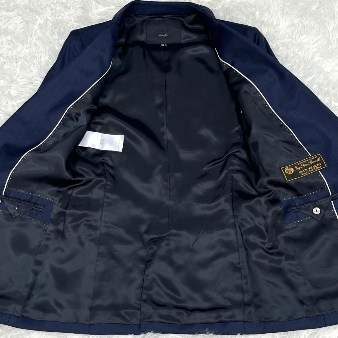 『美品』iCB コンプリート セットアップスーツ 7 高級ラインロロピアーナ濃紺