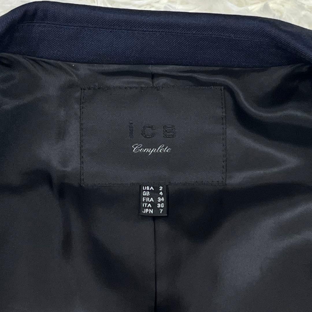 『美品』iCB コンプリート セットアップスーツ 7 高級ラインロロピアーナ濃紺