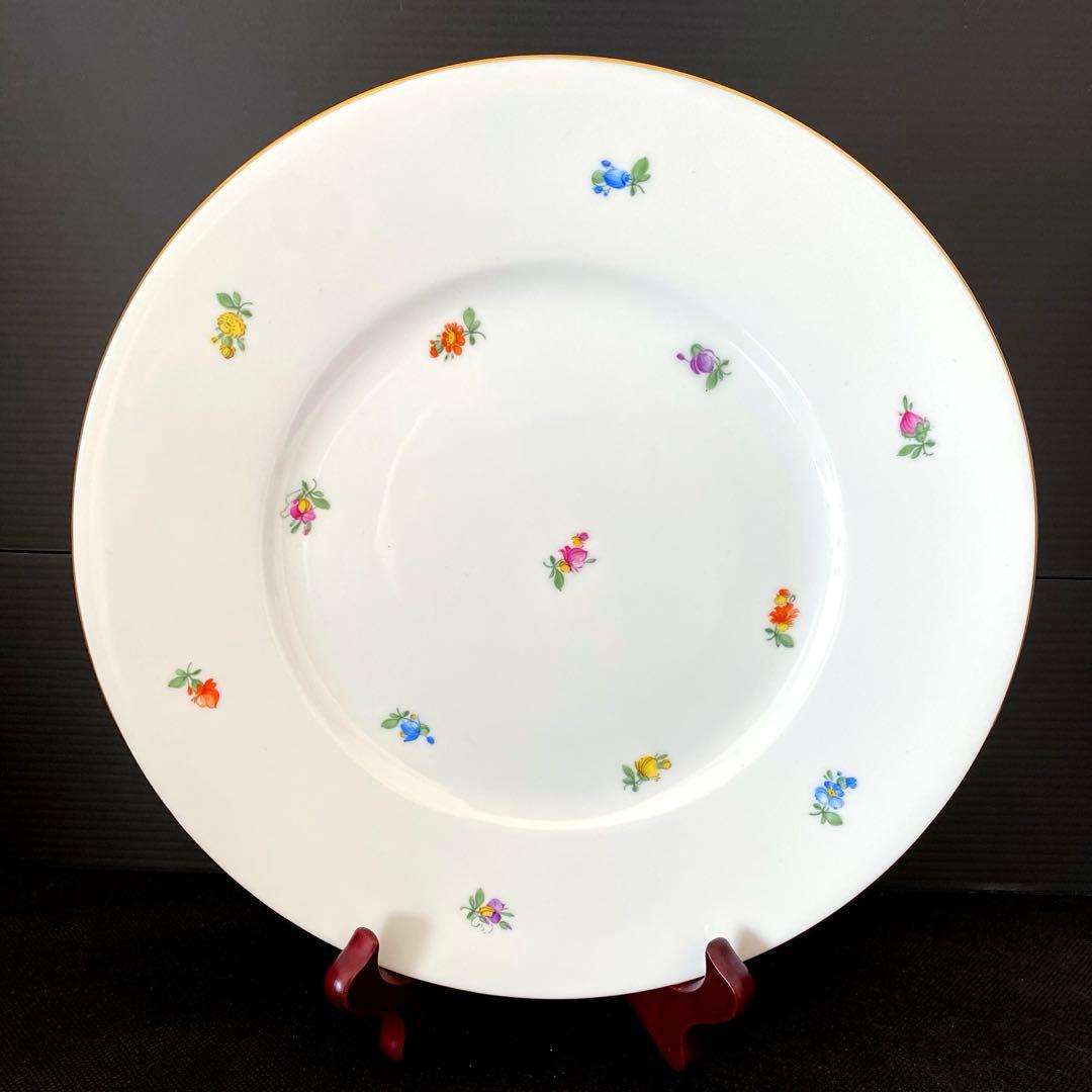 【美品/未使用品】アウガルテン/スキャタードフラワー プレート