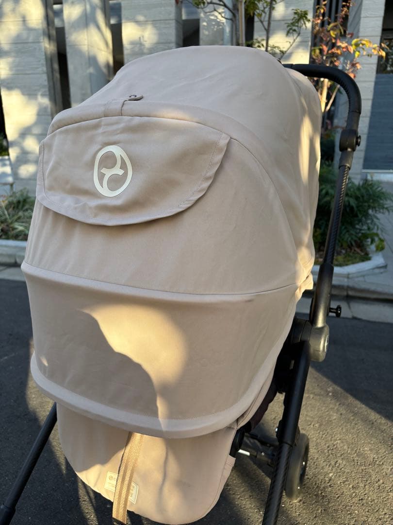 【Timmy】サイベックスメリオカーボン2023ベージュレインカバー付き