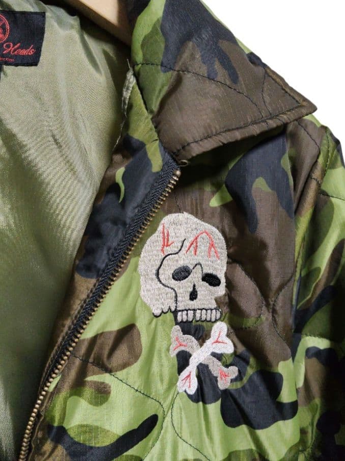 和彫りのジミー☠ベトジャンキルティングジャケット☠ギャングキングクロップドヘッズ