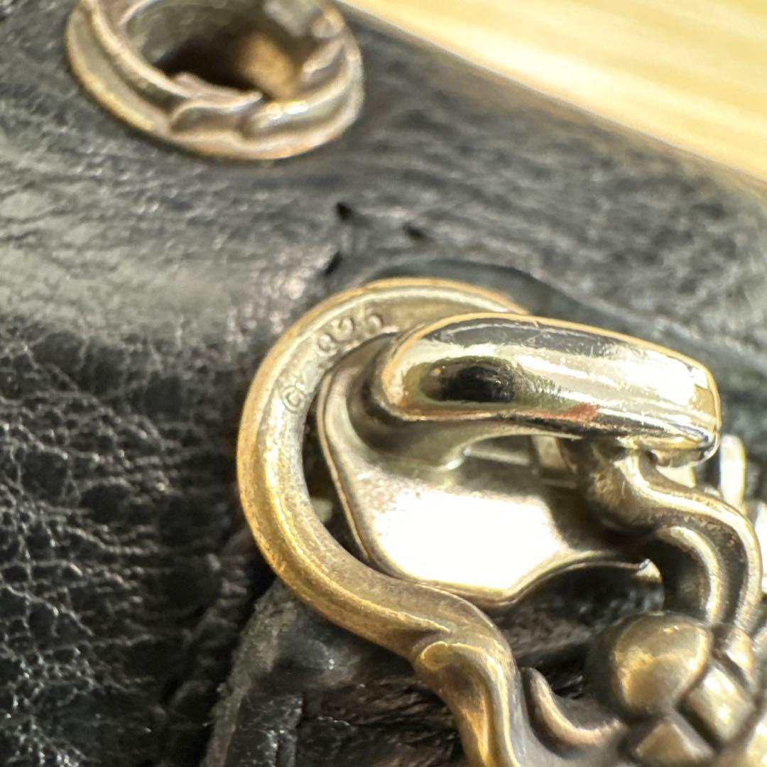 クロムハーツ　長財布　黒　美品✨