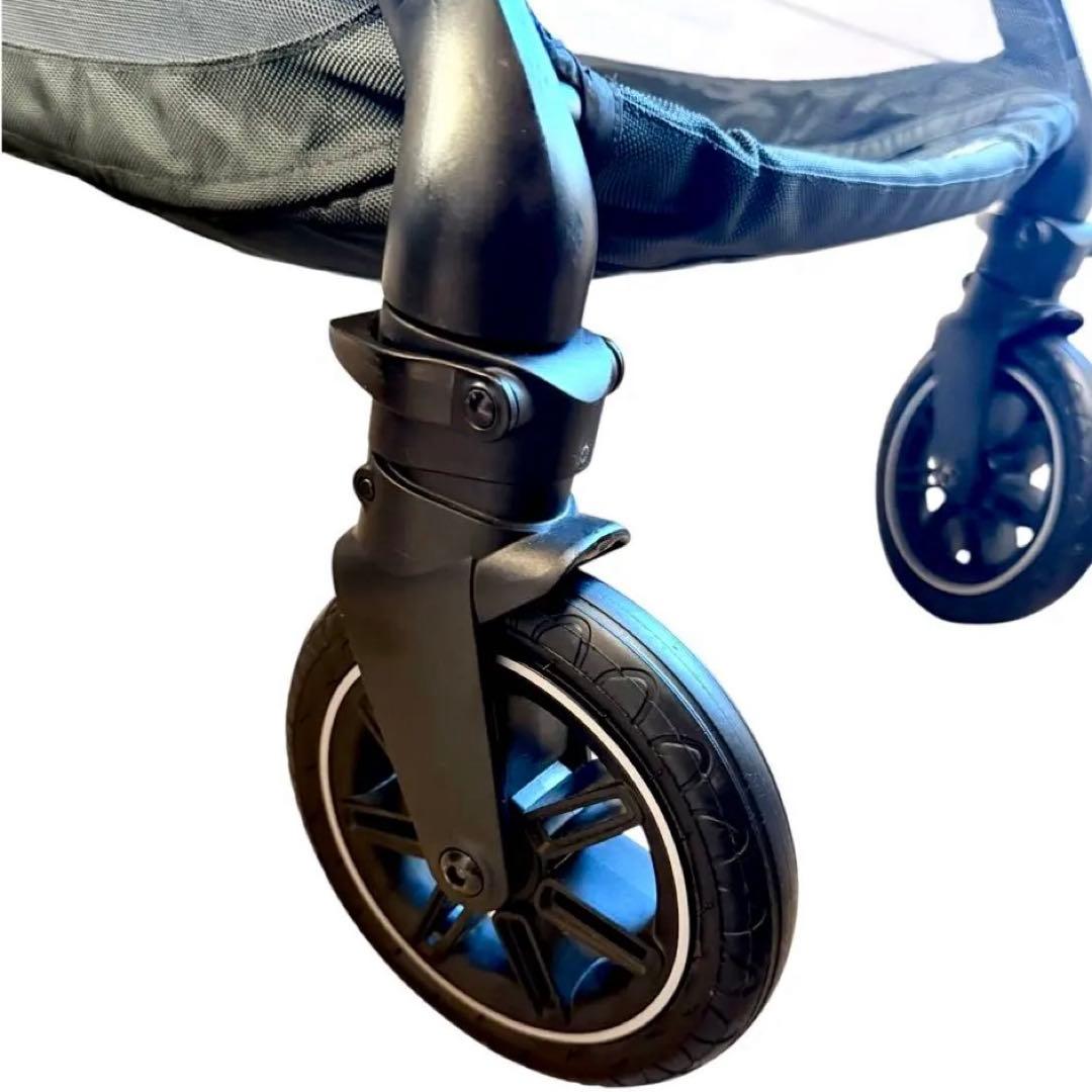 nuna TRIV トリヴ ベビーカー ブラックフレーム　ティンバー