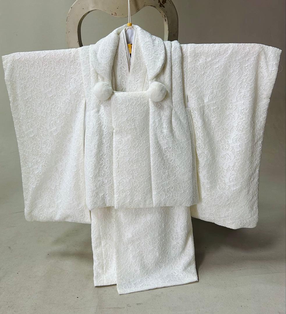 【キャサリンコテージ】【最終価格】七五三3歳用被布セット レース調 100cm