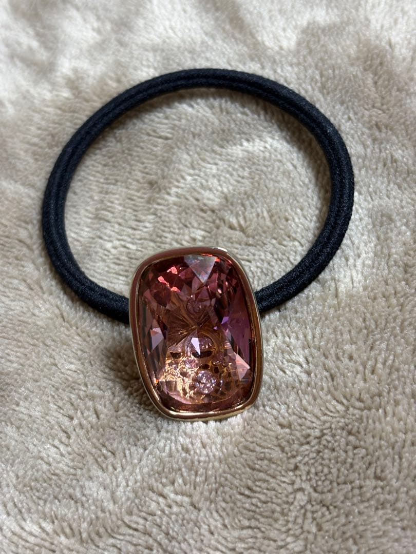 COMPLEXBISピンククリスタルヘアゴム