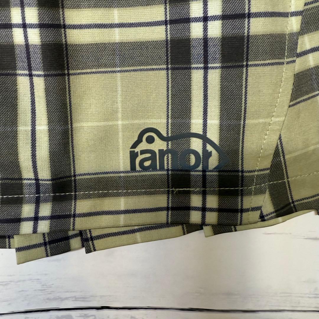 ranor ラナー　タータンチェック　プリーツ　ランニングスカート　XS 美品