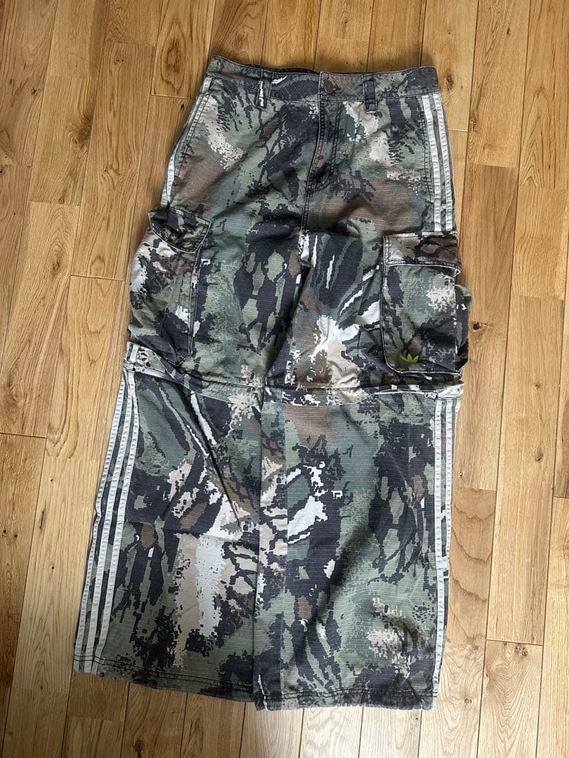 25SSアディダスオリジナル ジップオフ カーゴパンツ