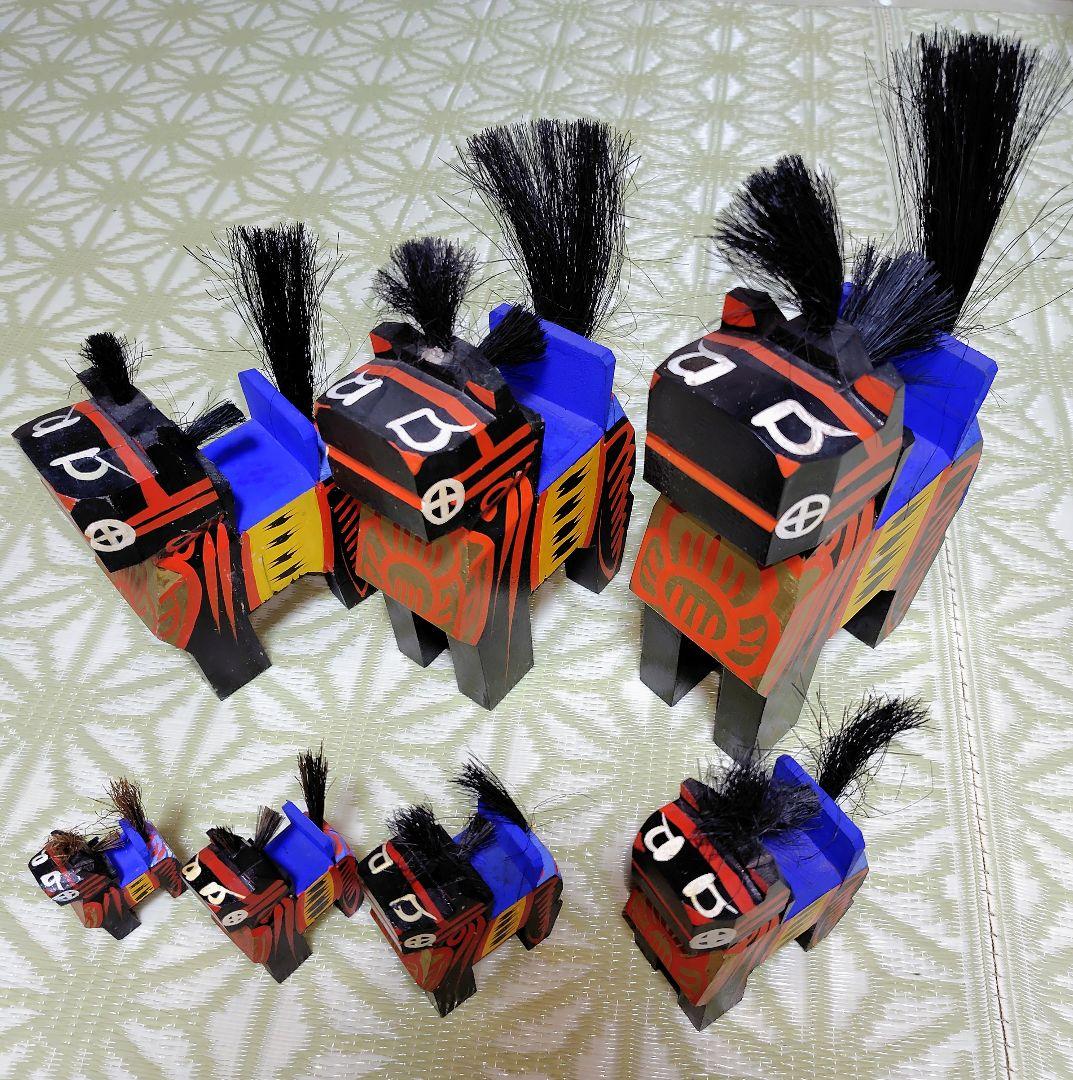 干支午　三春駒　七点