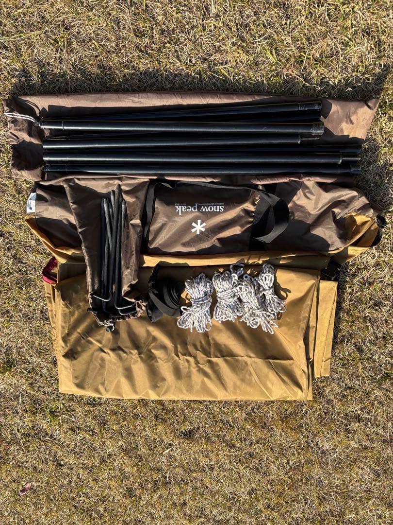 スノーピーク エントリーパックTT SET-250　テント•タープ