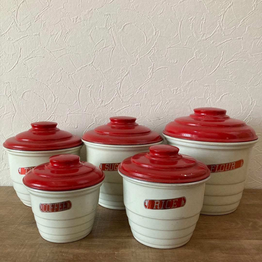 1930s Villa-Ware Beehive アルミ キャニスター