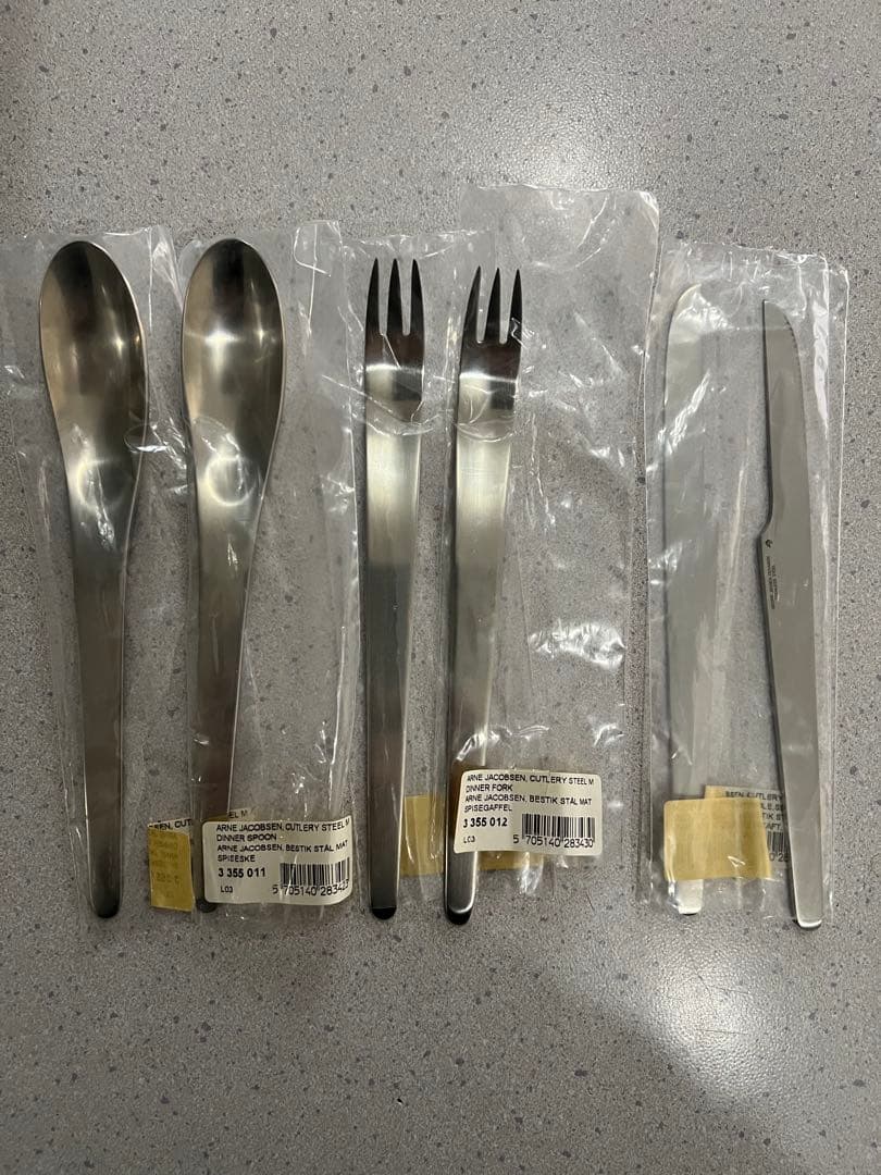希少入手困難 初期ジョージジャンセン　カトラリーセット　アルネヤコブセン