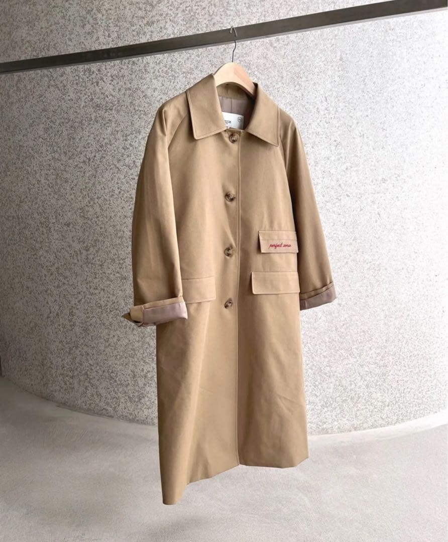 【新品】ダークビスケット　トレンチコート アイボリー Mal.レレレさん完売品