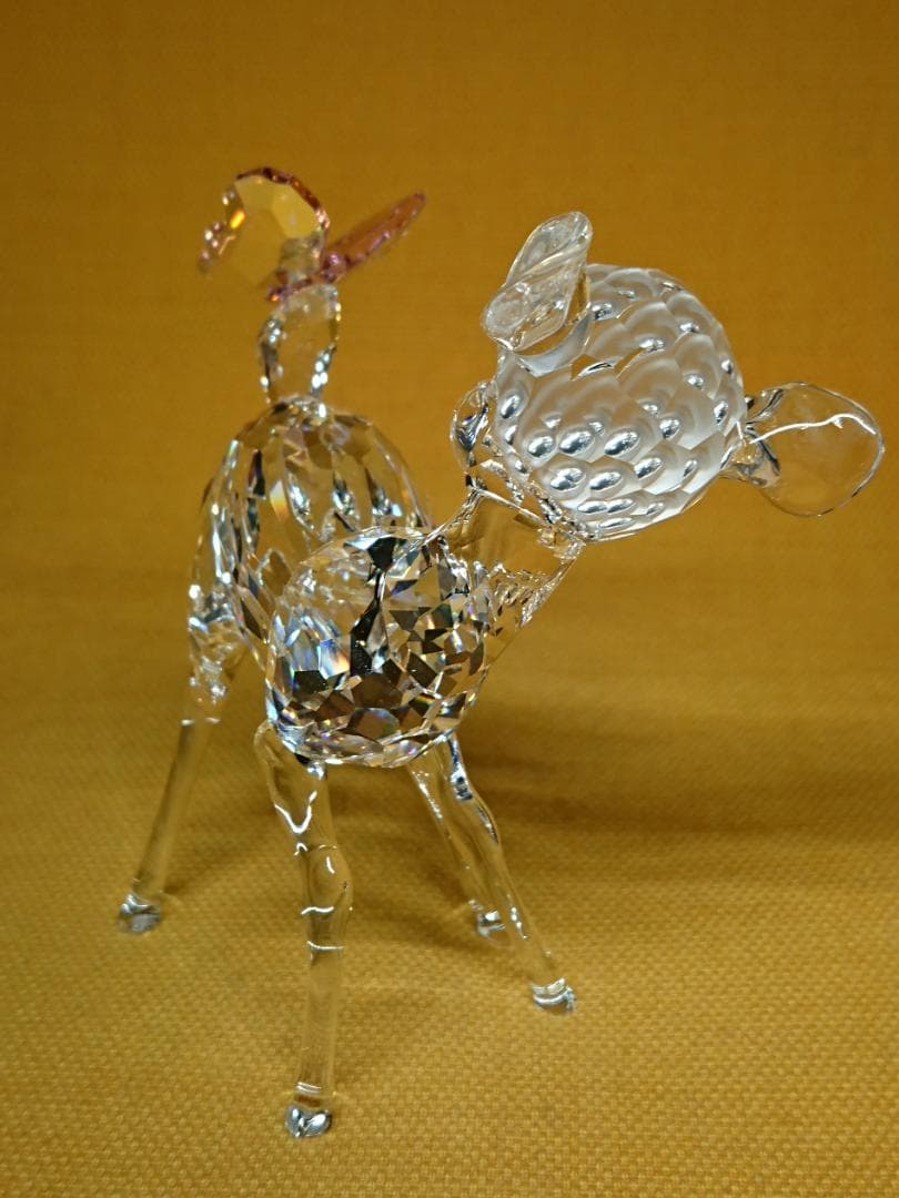 【美品】スワロフスキー　ディズニー　バンビ　置物　工芸品　美術品　A3350