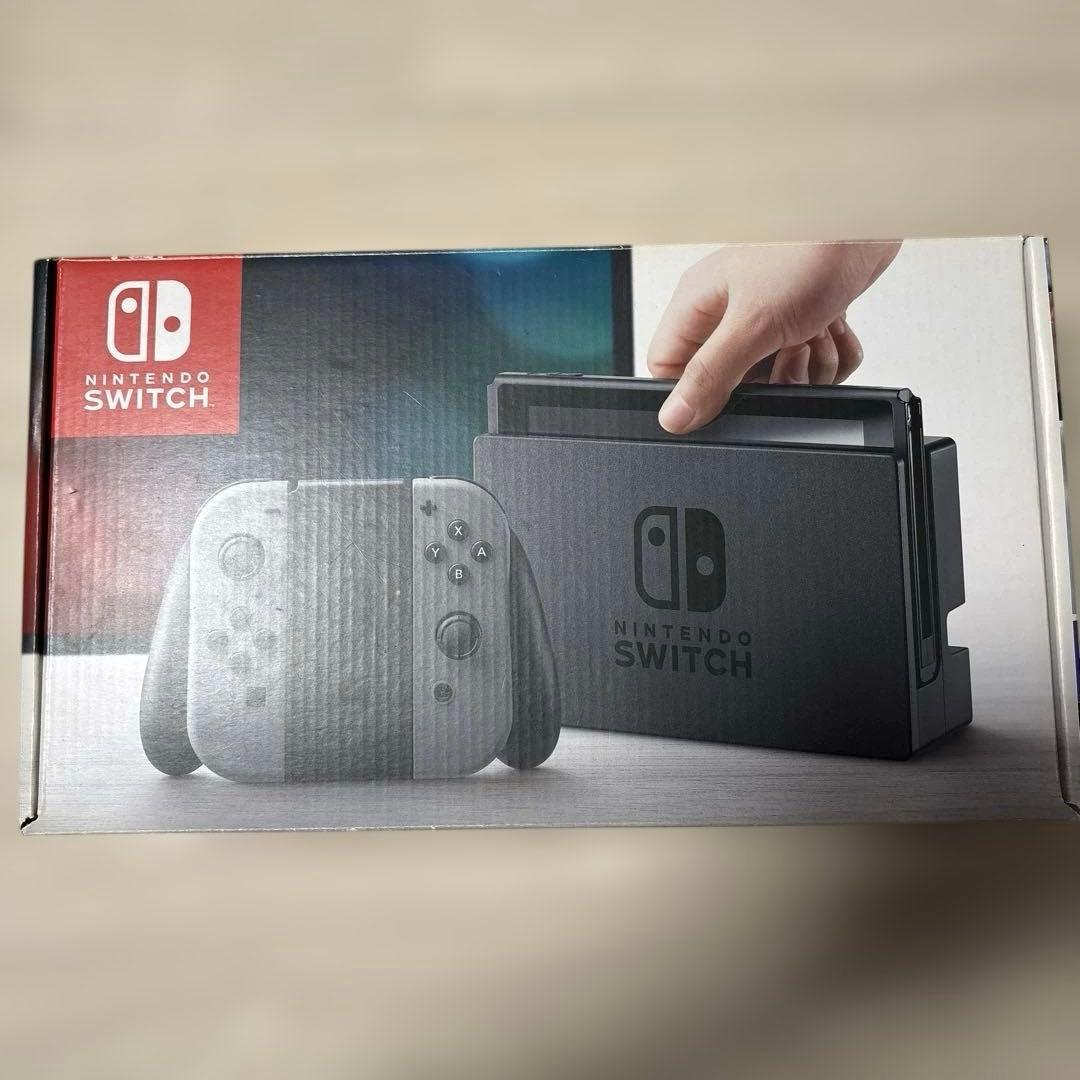 完品　動作確認済　Nintendo Switch グレー　初期化済み