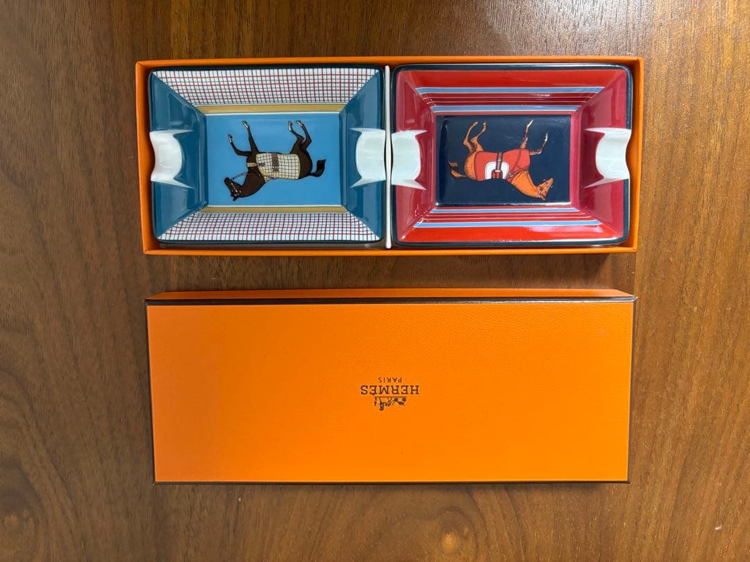 【新品】HERMES 灰皿セット