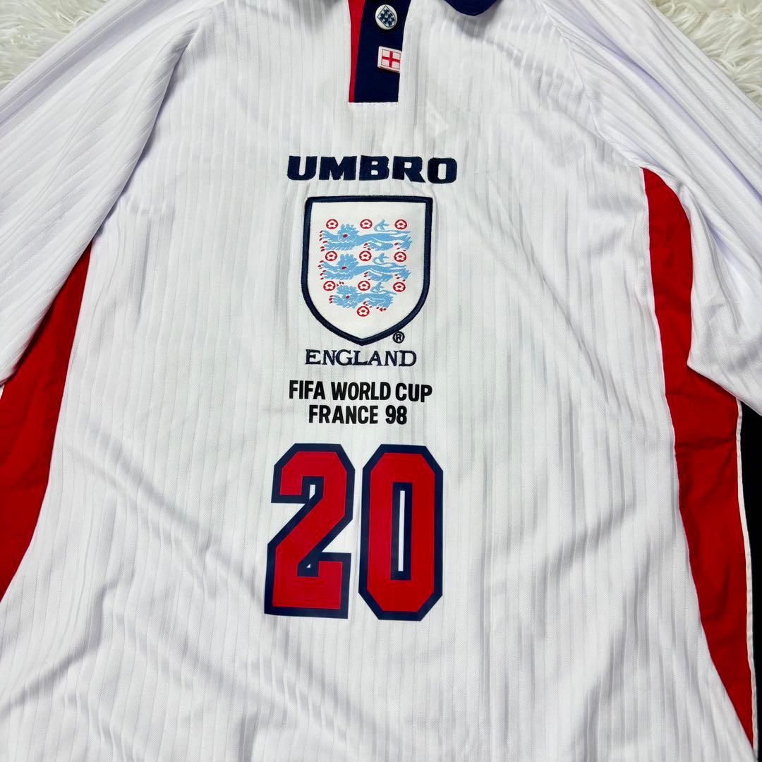 '98フランスワールドカップ✨イングランド代表シャツ マイケルオーウェン 20番