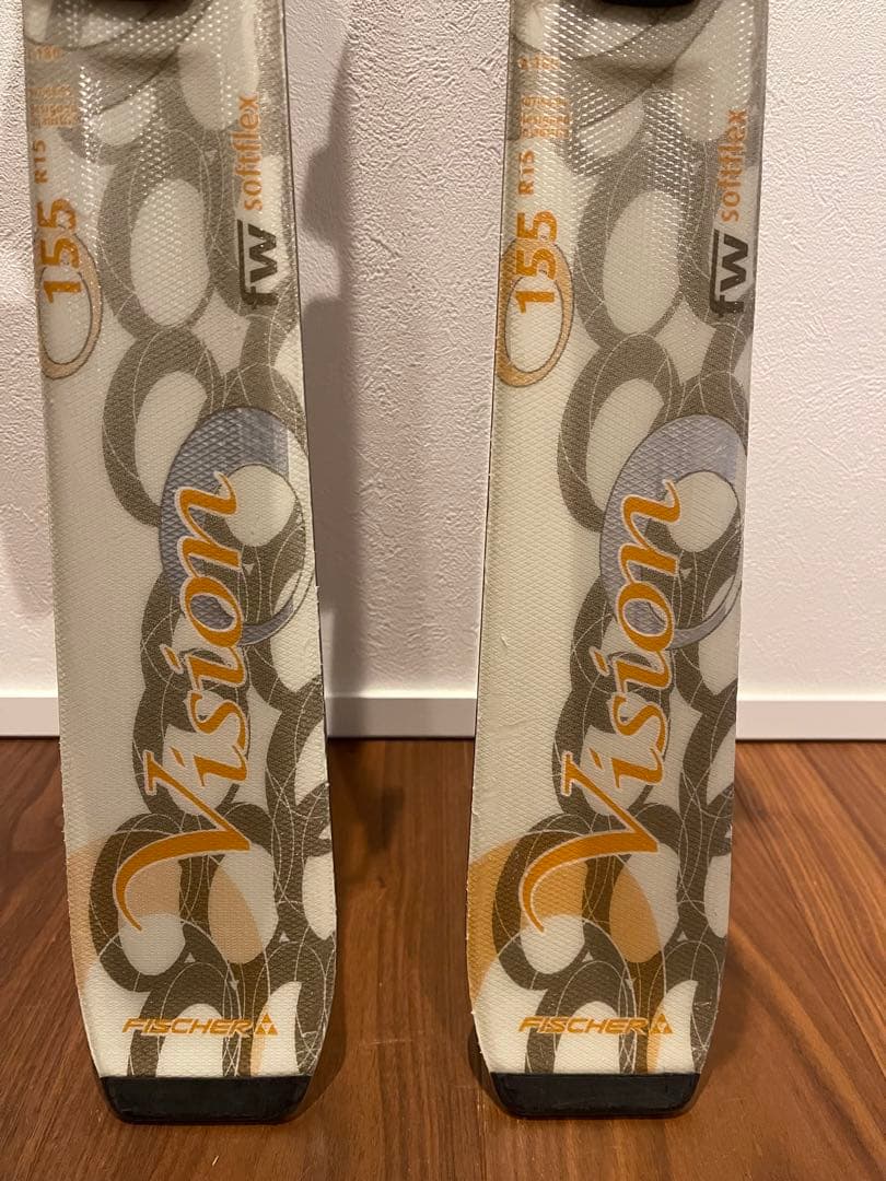 FISCHER スキー板 155cm softfrex ビンディング付き
