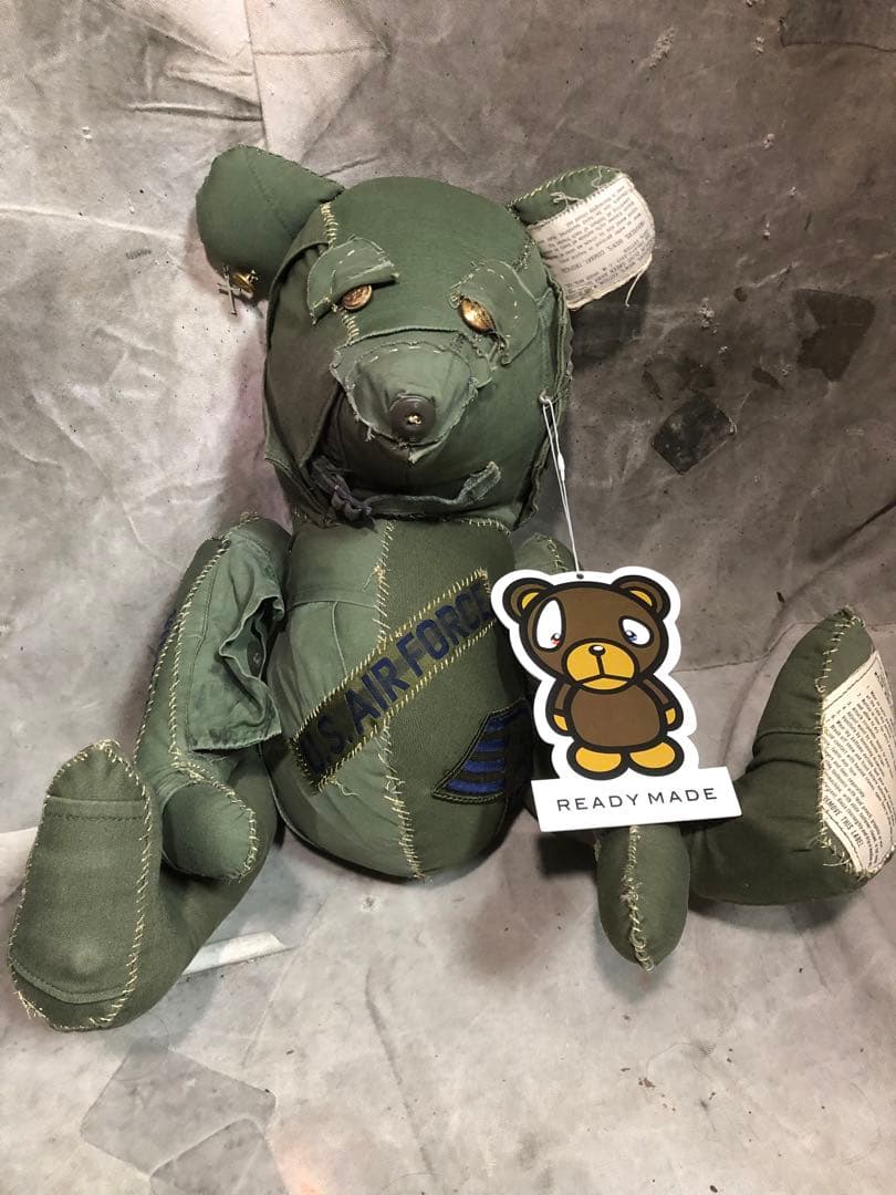 readymade　パッチワークベア大　完全非売品　世界１点　刺繍サイン入り