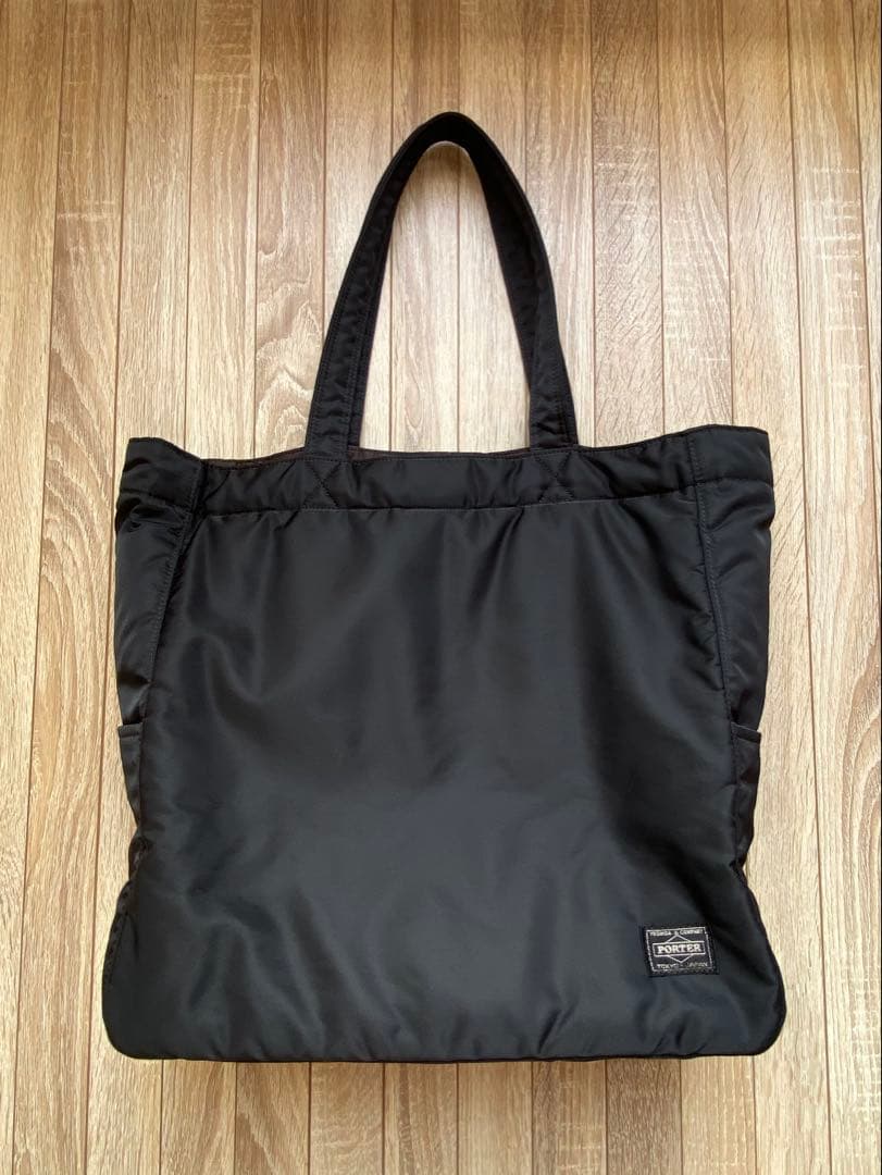 PORTER ポーター CREAM クリーム　トートバッグ ブラック L