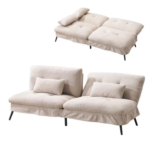 ソファベッド ソファ ベッド 組立て簡単 事務室用 サロン用 来客対応 2人 リ