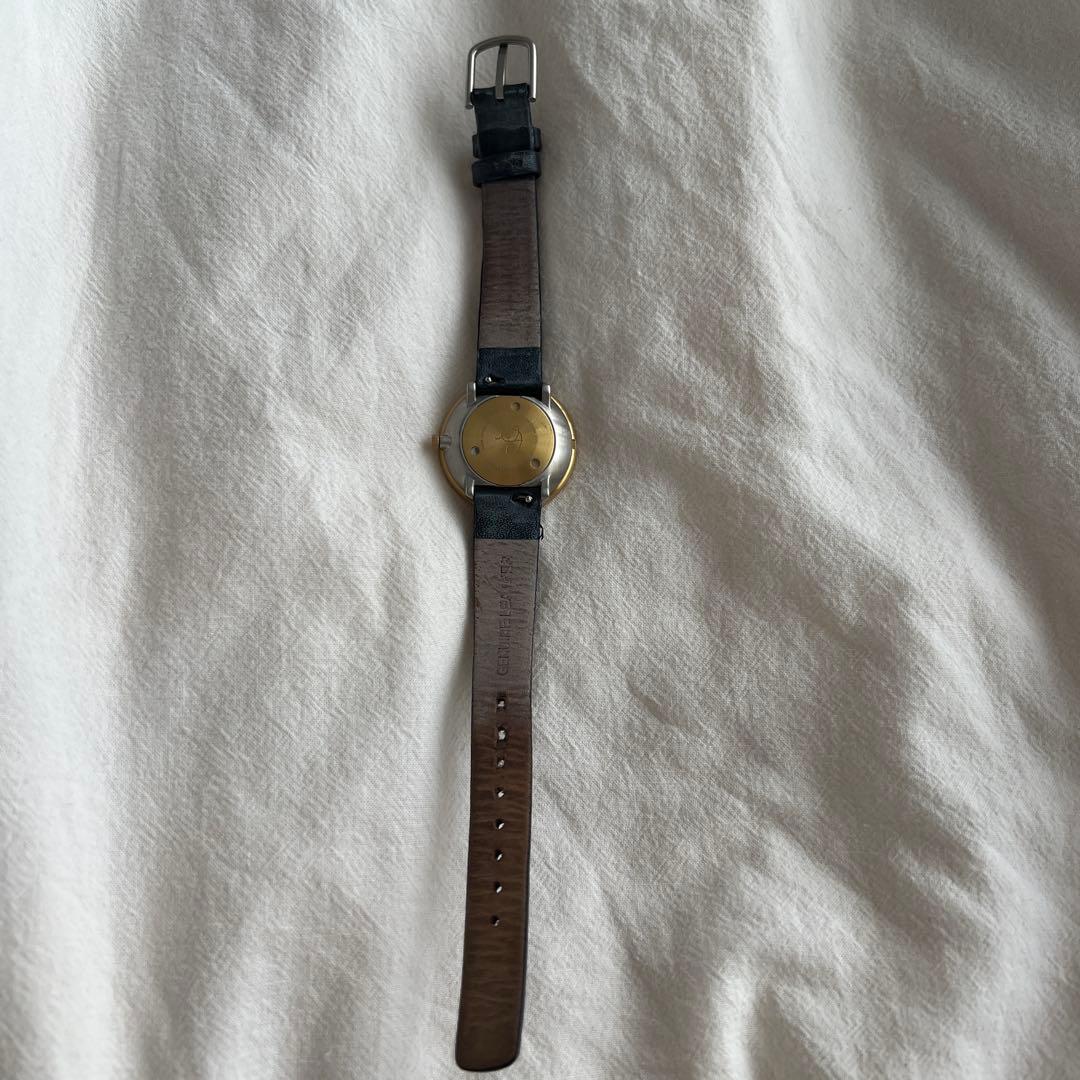 ARNE JACOBSEN レザーベルト時計 バンカーズ