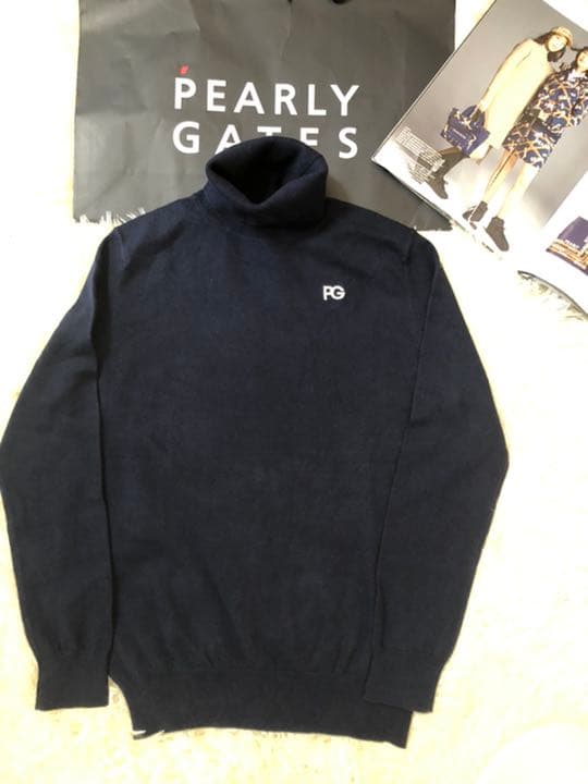 パーリーゲイツ ネック セーター レディスサイズ1