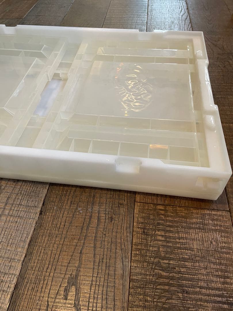 コンテナ　パタコン　折りたたみコンテナ　スタッキング収納約横幅64.5縦43.5
