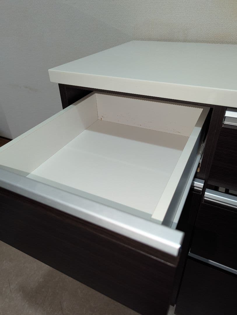 キッチンカウンター キュリー2 120CT DBR ニトリ