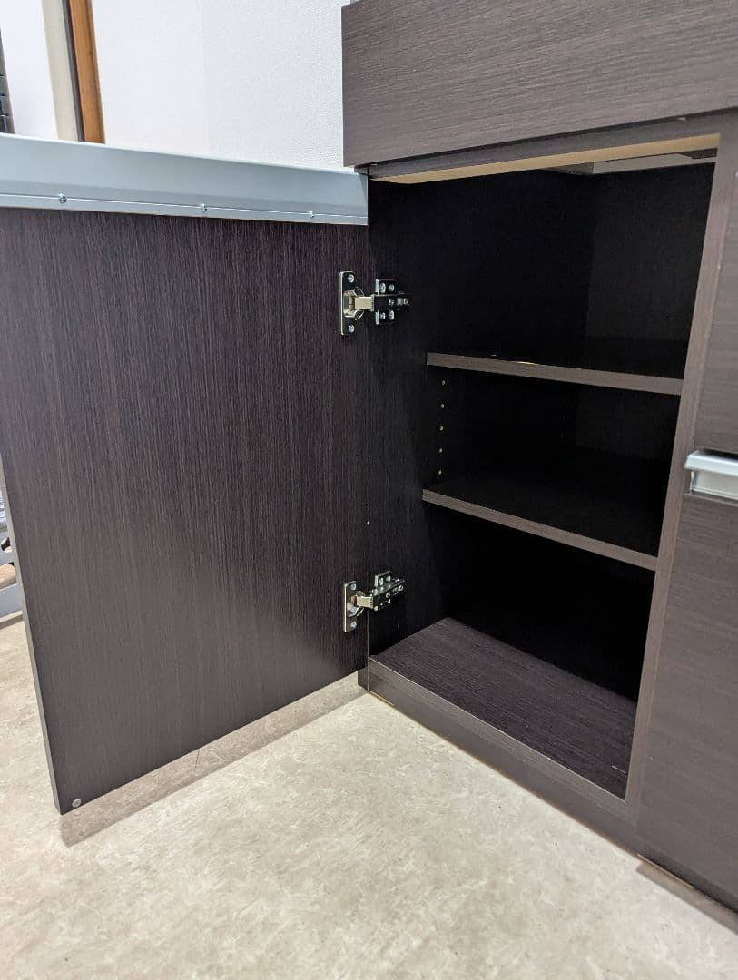 キッチンカウンター キュリー2 120CT DBR ニトリ