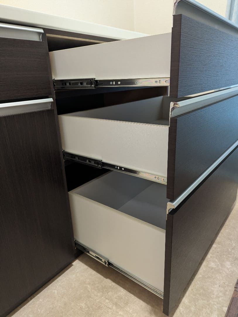 キッチンカウンター キュリー2 120CT DBR ニトリ