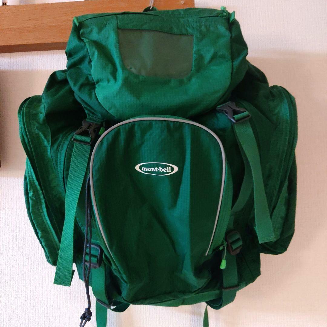 美品mont-bell モンベル 林間学校サマーキャンプ合宿　45-60リュック