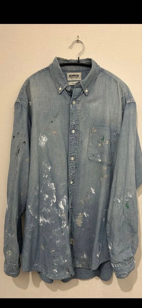 H*o様 BOWWOW デニムシャツ ペイント加工
