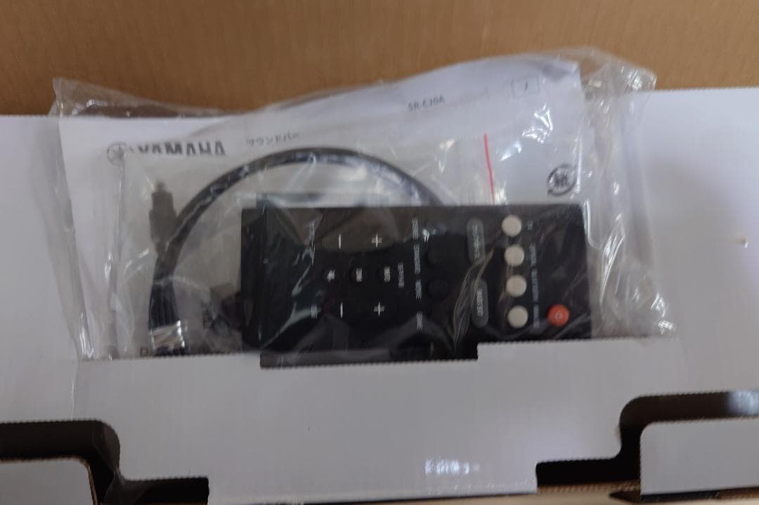 YAMAHA SR-C20A サウンドバー ホワイト 2024年製